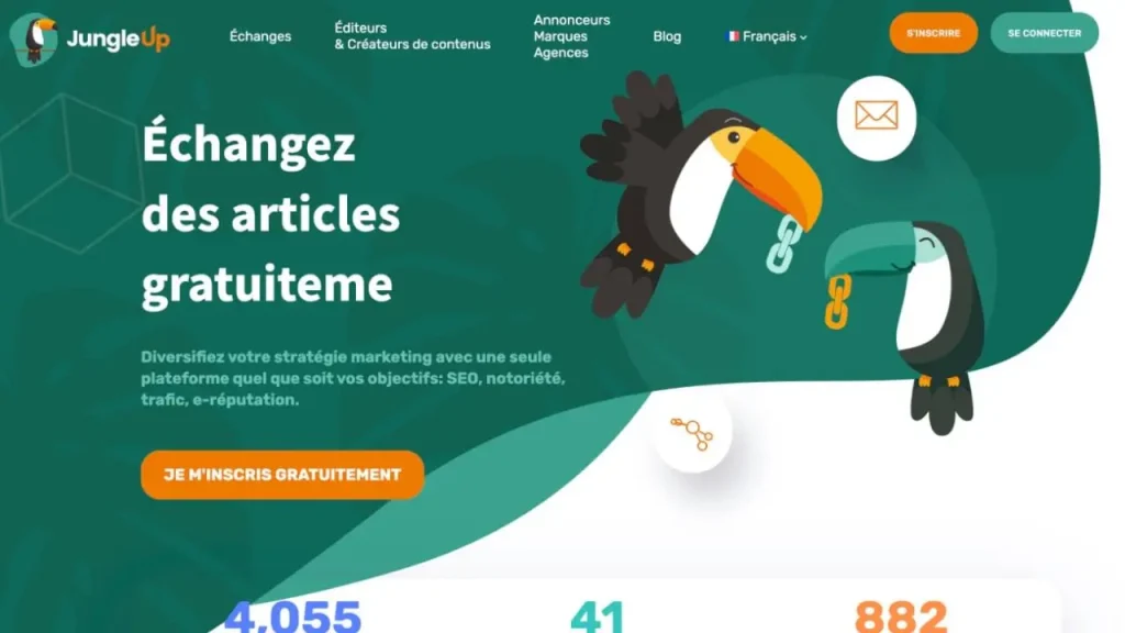 plateforme échange de lien JungleUp